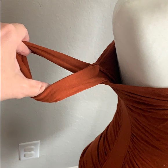 ArdenB Burnt orange Tube Top - Picture 3 of 6
